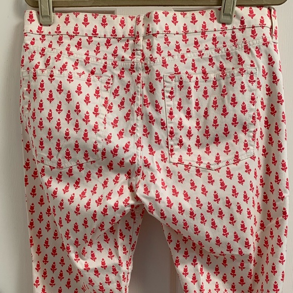 SOLD J.Crew Cropped Matchstick Jeans Thistle Print - Picture 7 of 8